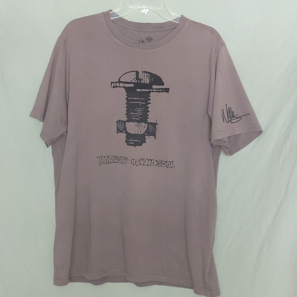 Harley-Davidson T-shirt - Willie Davidson Bolt Logo - size Large